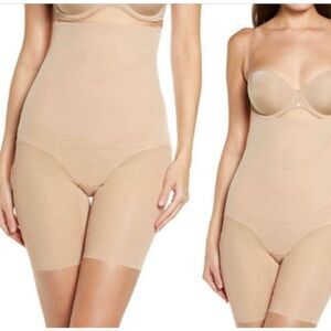 Honeylove nude sculpting Superpower nude beige shapewear shorts
